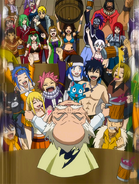 Fairy Tail celebrates their loss