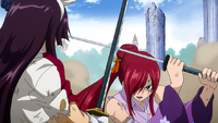 Erza blocks Archenemy