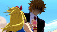 Loke saves Lucy