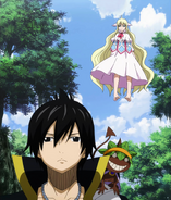 Mavis finds Zeref in the forest