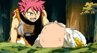 Natsu finds Makarov