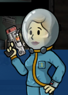 Allie's dialogue icon in Fallout Shelter Online