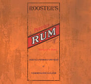 Render of label on rum bottle