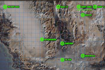 Shady Sands map