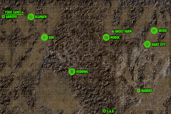 Toxic Caves map