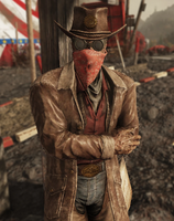 Gunther Jenkins, a male ghoul added in Nuka-World on Tour