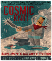 A pre-War ad for the cosmic knife