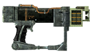 Laser pistol (GRA) with the focus optics modification