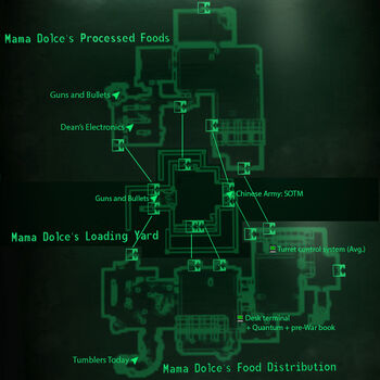 Mama Dolces map