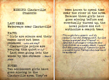 Unsolved Missing girls