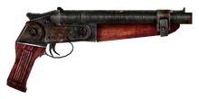 Fallout 3 sawed-off shotgun re-textured with the cut Big Boomer texture