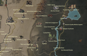 Berkeley Springs map