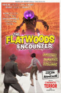 The Flatwoods monster in a poster for the film The Flatwoods Encounter