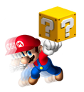 Mario hitting a Question Block