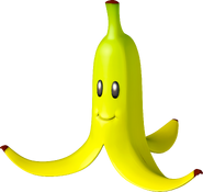 A Banana Peel as it appears in Mario Kart 8