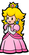 Princess Peach, ruler of the Mushroom Kingdom.