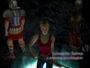 Alex's beta appearance seen within the original demo of Eternal Darkness