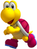 Pink-shelled Koopa Troopa.