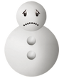 Snowman Sad