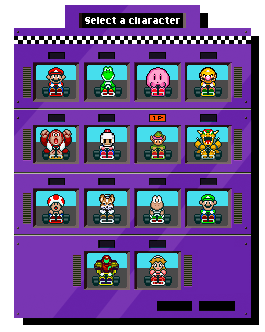 NintendoKart Final Character Selection