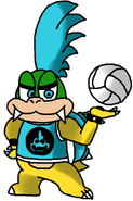 Larry in Super Mario Spikers