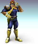 Captain Falcon appears in Super Smash Bros. Brawl