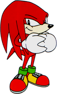 Knuckles in Adventures of Sonic The Hedgehog (Video Game)