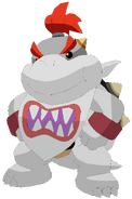 Dry Bowser Jr. (Bone Body of Bowser Jr. After Fall On Lava Pool)