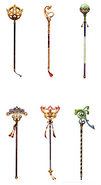 Yuna's rods.