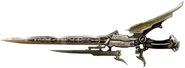 Gunblade artwork from Final Fantasy XIII-2.