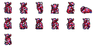 Set of Rubicante's sprites.