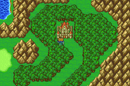 Castle Tycoon on the merged world Map (GBA).