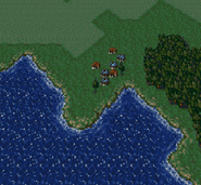 South Figaro on the World Map in the World of Balance (SNES).