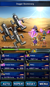 FFBE Dagger Boomerang