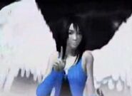 Screenshot of Rinoa in Dead Fantasy II, showing her trademark expression of request to the camera.