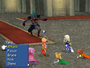 Porom under Paralyze in Final Fantasy IV (DS).