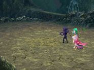 Tellah poisoned in Final Fantasy IV (DS).