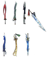 Tidus's swords.