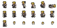 Set of Seifer's sprites.