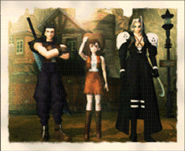 Photograph snapped by a villager in Final Fantasy VII.