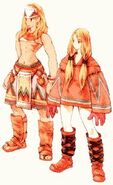 Geomancers from Final Fantasy Tactics.