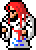 White Wizard battle sprite (MSX).