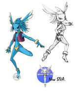 Early concept art of Shiva.