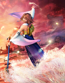 Promotional artwork of Yuna.