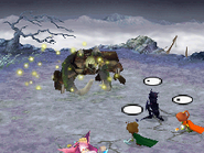 The party silenced in Final Fantasy IV (DS).