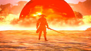 Gaius summoning a blast from an Imperial Dreadnaught.