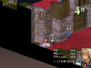 A Petrified enemy in Final Fantasy Tactics.