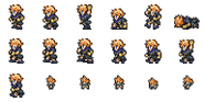 Set of Lann's sprites.