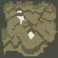 Mist Cave map (SNES).