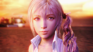 Close-up of Serah.